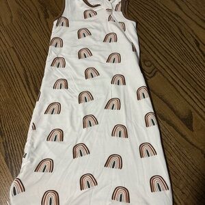 Coffee rainbow small 0.5 tog sleep sack